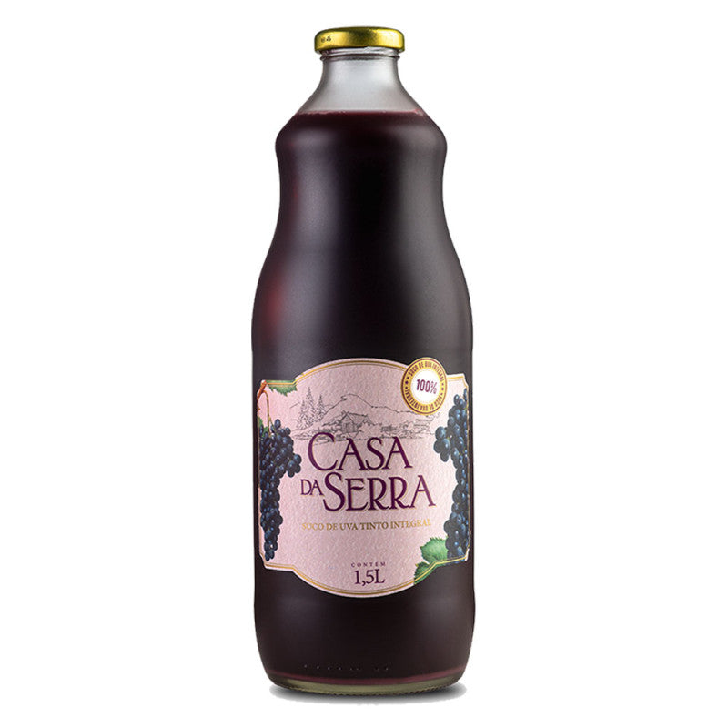 SUCO DE UVA INTEGRAL CASA DA SERRA 1500ML UNIDADE