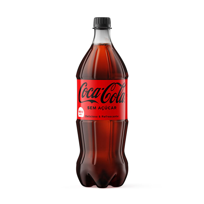COCA-COLA ZERO 1L PET FARDO COM 6 UNIDADES