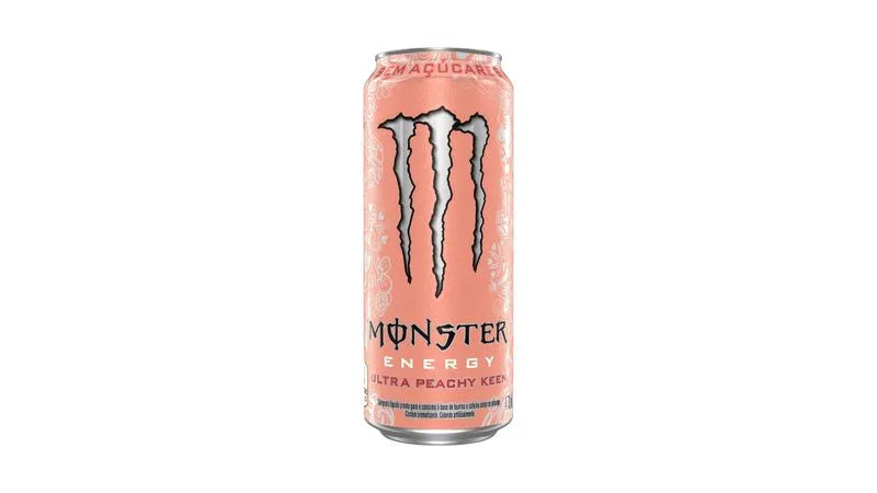 Energético Monster Peachy Keen 473mL - Fardo com 6 Unidades