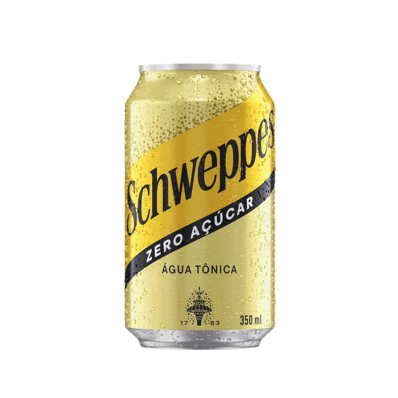 Refrigerante Schweppes Tonica Zero 350mL - Fardo com 6 Unidades