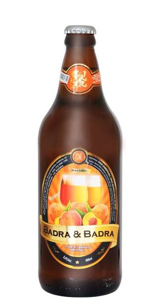 CHOPP VINHO BADRA PÊSSEGO 600ML FARDO COM 6 UNIDADES