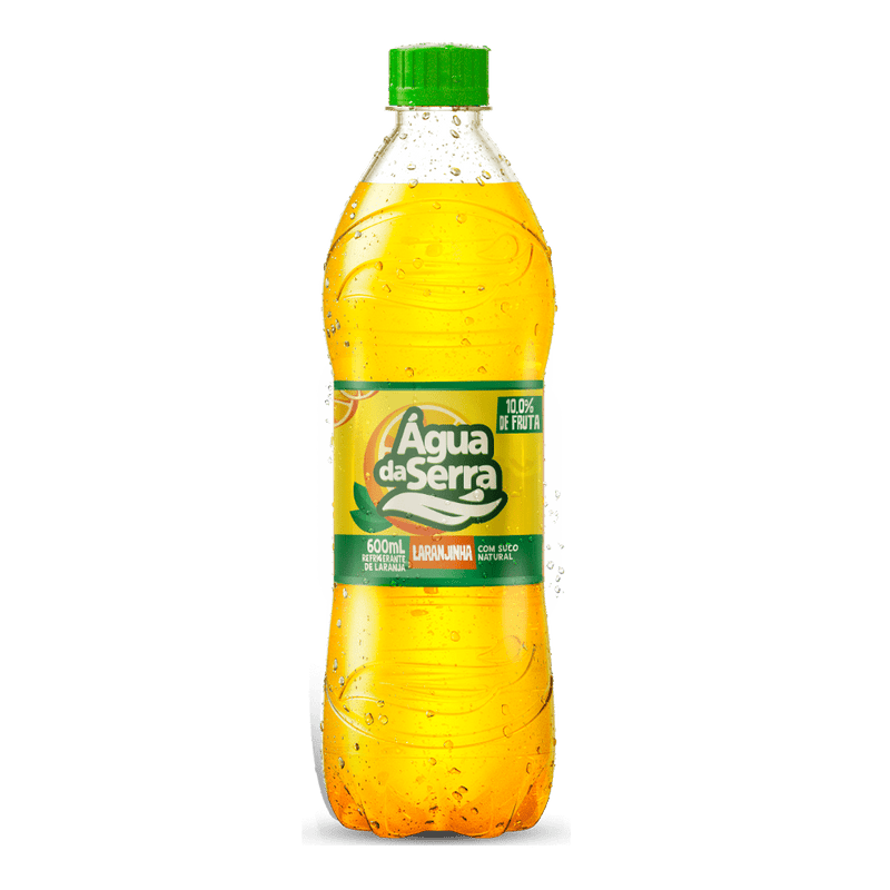 REFRIGERANTE ÁGUA SERRA LARANJINHA 600ML PET PACOTE COM 12 UNIDADES