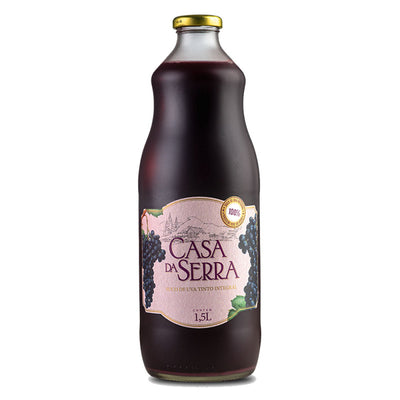 SUCO DE UVA INTEGRAL CASA DA SERRA 1500ML UNIDADE