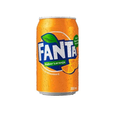 FANTA LARANJA LATA 350ML FARDO COM 6 UNIDADES
