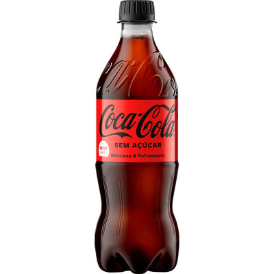COCA-COLA ZERO 600ML PET FARDO COM 6 UNIDADES