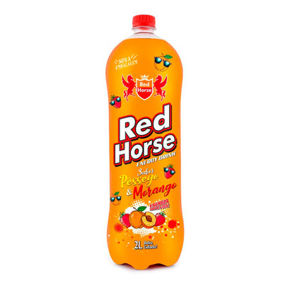 ENERGÉTICO RED HORSE PÊSSEGO+MORANGO 2.0 LITROS PET FARDO COM 6 UNIDADES