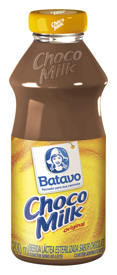 CHOCOMILK GARRAFA 200ML CAIXA COM 24 UNIDADES