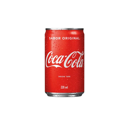 Refrigerante Coca-Cola 220mL Lata - Fardo com 6 Unidades