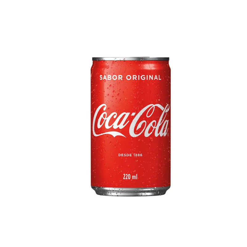 Refrigerante Coca-Cola 220mL Lata - Fardo com 6 Unidades