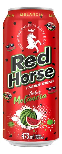 ENERGÉTICO RED HORSE LATA MELANCIA 473ML PACOTE COM 6 UNIDADES