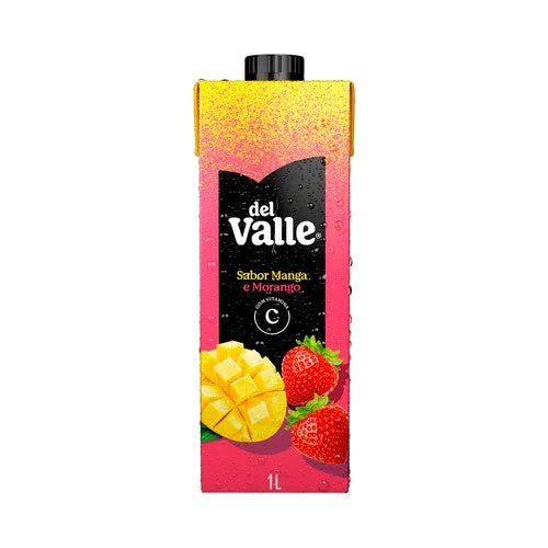 Suco Del Valle 1L Manga E Morango - Fardo com 6 Unidades