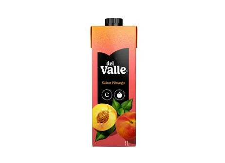 Suco Del Valle 1L Pêssego - Fardo com 6 Unidades