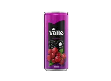 Suco Del Valle 290 mL Lata Uva - Fardo com 6 Unidades