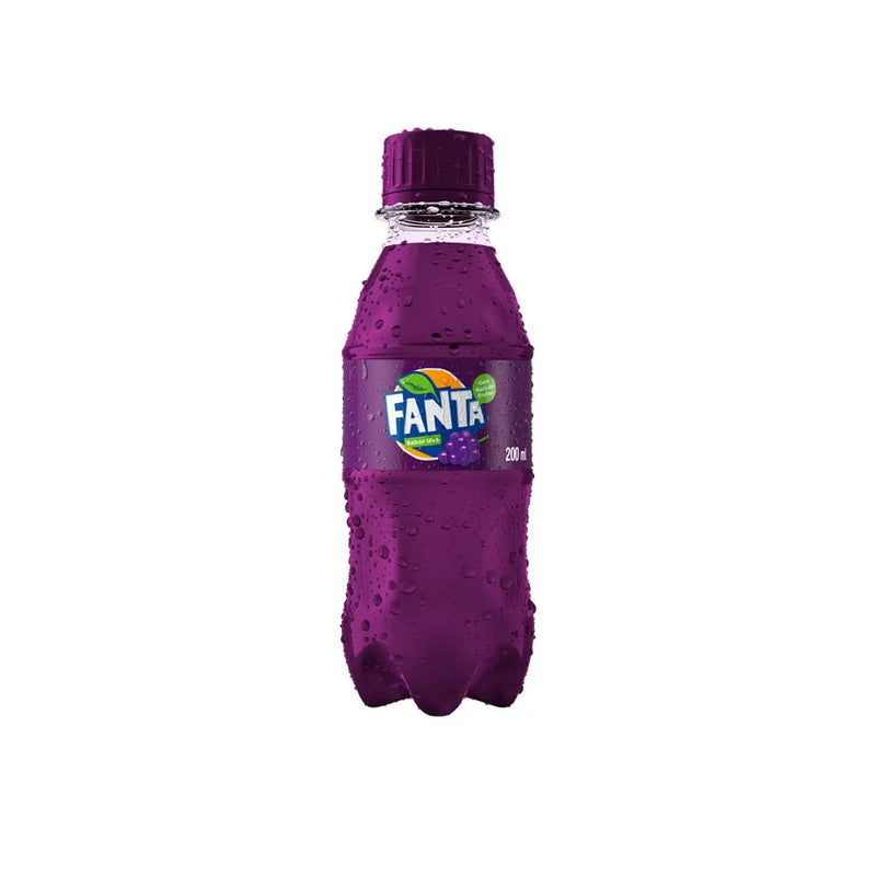 Refrigerante Fanta Uva 200mL - Fardo com 12 Unidades