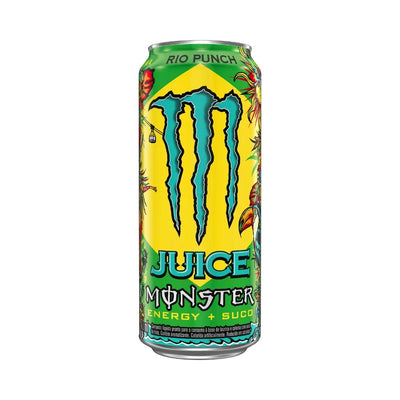 Energético Monster Rio Punch 473mL - Fardo com 6 Unidades