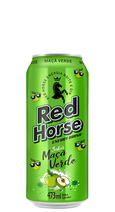 ENERGÉTICO RED HORSE LATA MAÇÃ VERDE 473ML PACOTE COM 6 UNIDADES