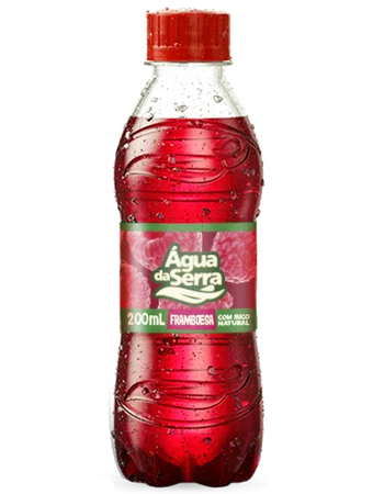 REFRIGERANTE ÁGUA SERRA FRAMBOESA 200ML PET PACOTE COM 12 UNIDADES