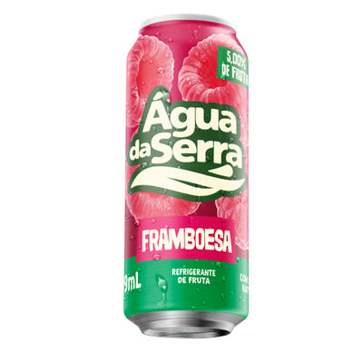 REFRIGERANTE ÁGUA SERRA FRAMBOESA LATA 269ML PACOTE COM 12 UNIDADES