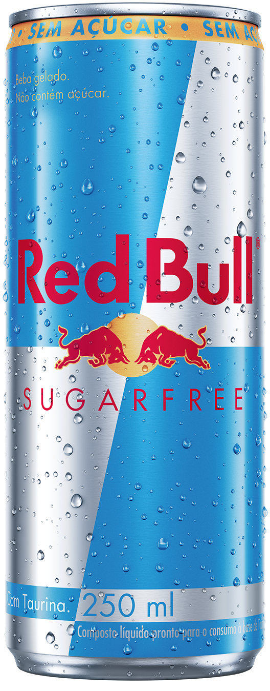 ENERGÉTICO RED BULL SUGAR FREE LATA CAIXA COM 4 UNIDADES