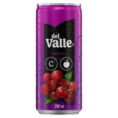 SUCO DEL VALLE UVA LATA 290ML FARDO COM 6 UNIDADES