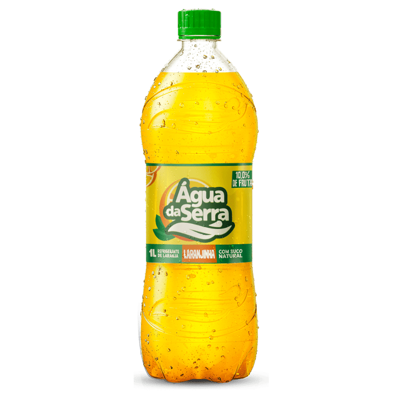 REFRIGERANTE ÁGUA SERRA LARANJINHA 1L PET PACOTE COM 12 UNIDADES