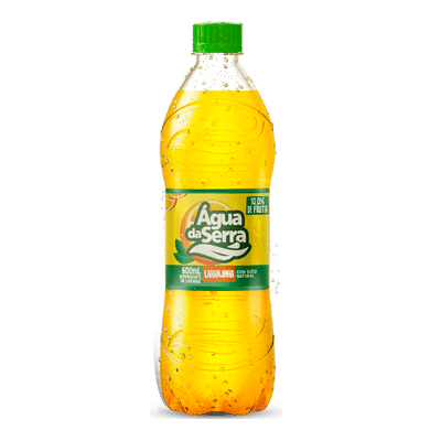 REFRIGERANTE ÁGUA SERRA LARANJINHA 600ML PET PACOTE COM 12 UNIDADES