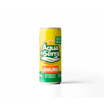 REFRIGERANTE ÁGUA SERRA LARANJINHA LATA 269ML PACOTE COM 12 UNIDADES