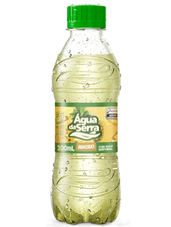 REFRIGERANTE ÁGUA SERRA ABACAXI 200ML PET PACOTE COM 12 UNIDADES