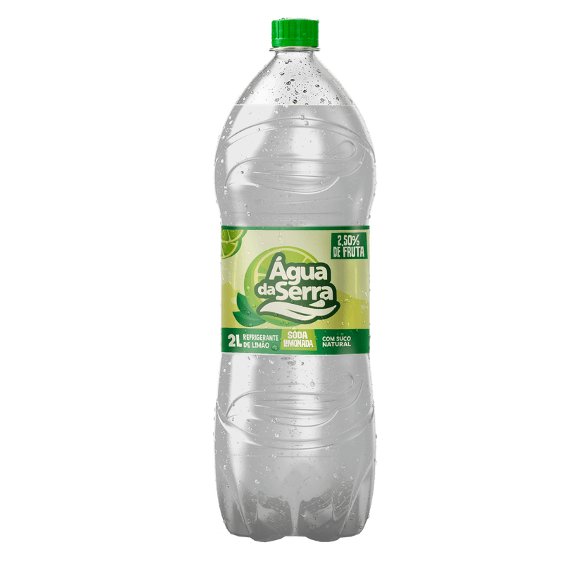 ÁGUA SERRA SODA 2 LITROS PET FARDO COM 6 UNIDADES