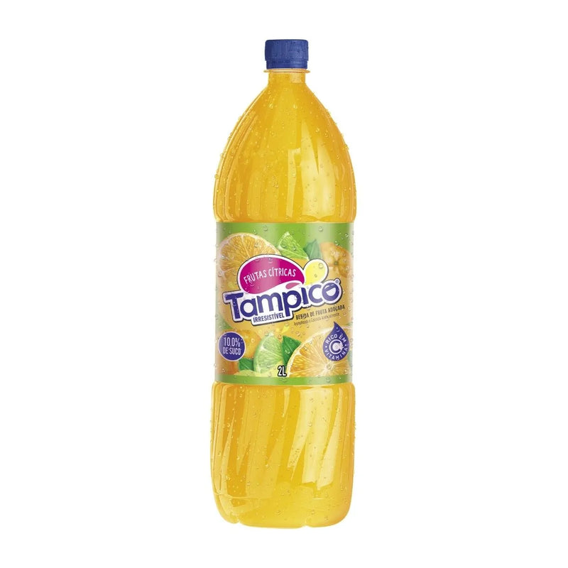 SUCO TAMPICO FRUTAS CÍTRICAS 2 LITROS PET FARDO COM 6 UNIDADES